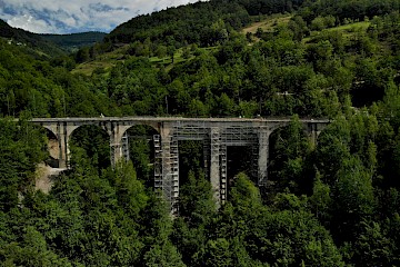 Željeznički most - Ravna Rijeka